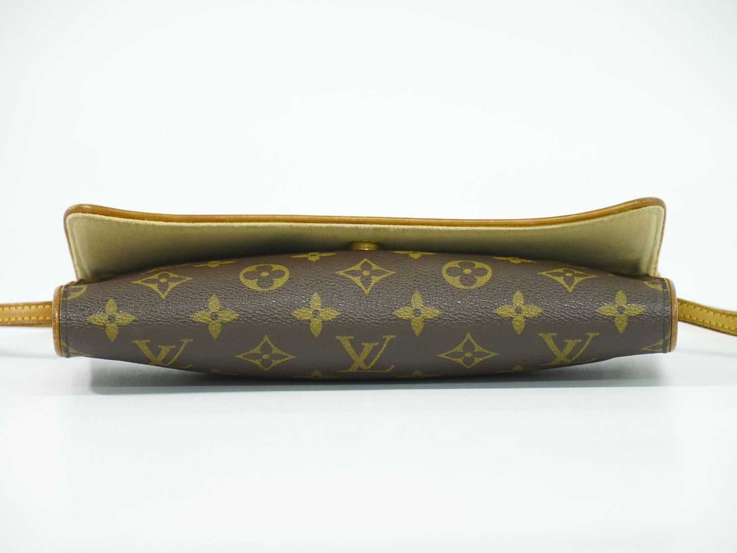 LOUIS VUITTON ポシェットツイン GM モノグラム 2WAY ショルダーバッグ ブラウン M51852