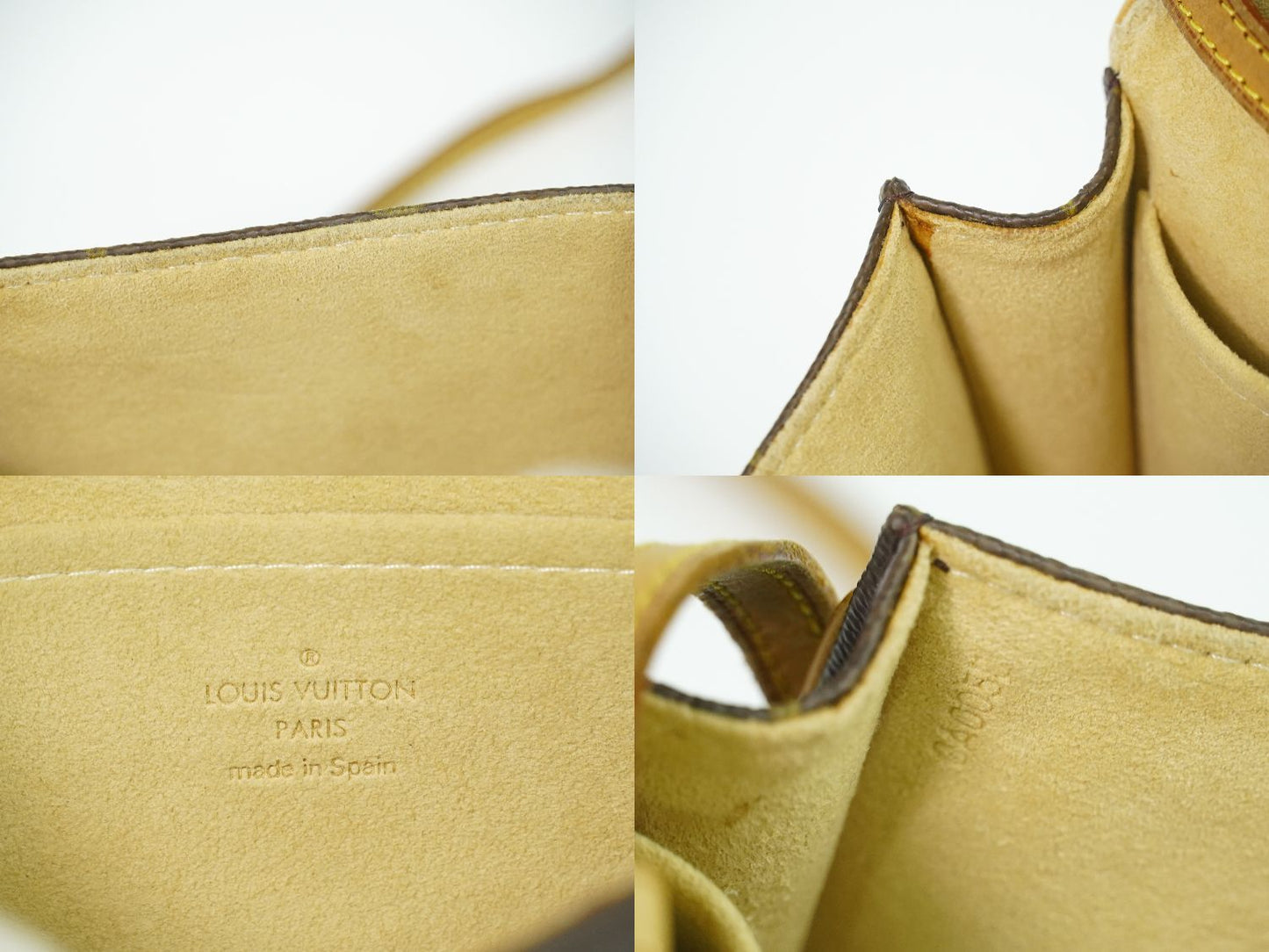 LOUIS VUITTON ポシェットツイン GM モノグラム 2WAY ショルダーバッグ ブラウン M51852