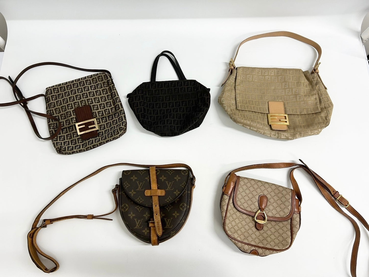 LOUIS VUITTON FENDI CELINE PRADA GUCCI CHANEL バッグ 12点 002-2