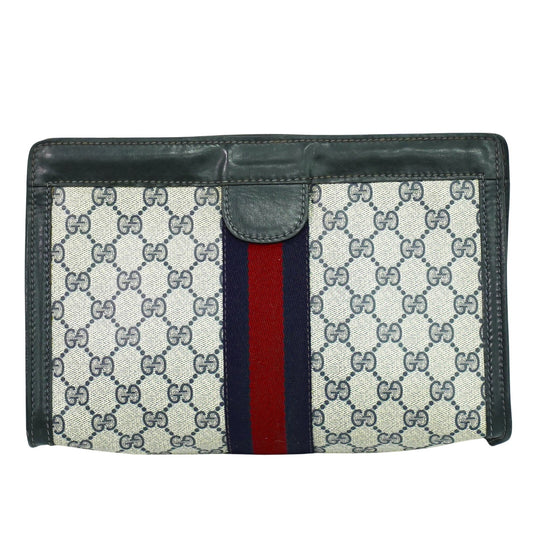 GUCCI PARFUMS シェリーライン GGスプリーム クラッチバッグ